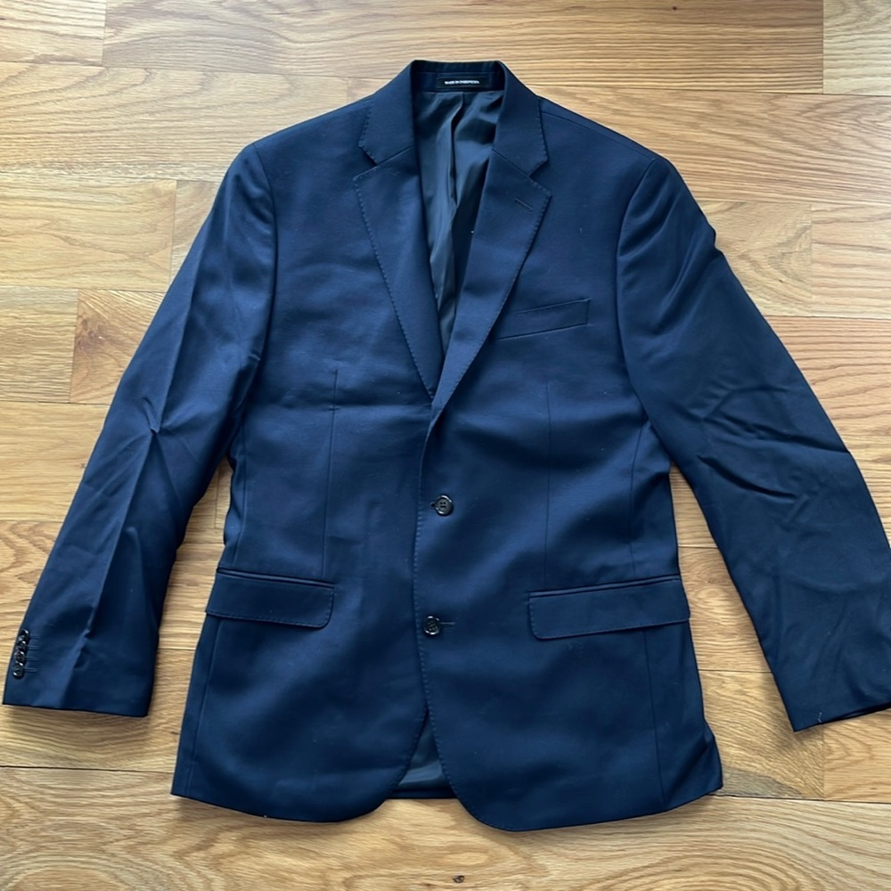 Ralph Lauren Navy Sportscoat men’s Sz 40R slim fit